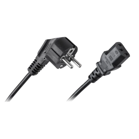 Kabel zasilający uniwersalny 1.2m z uziemieniem