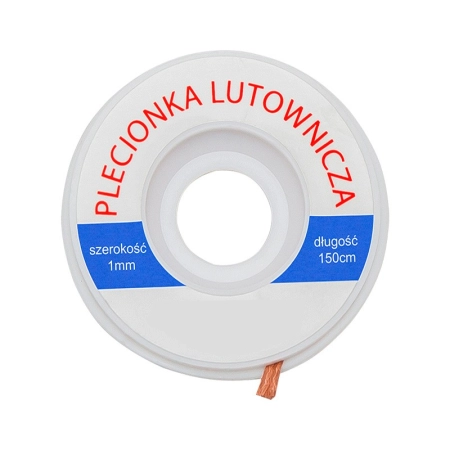Taśma lutownicza, plecionka 1mm x 1.5m uniwersalna-102525