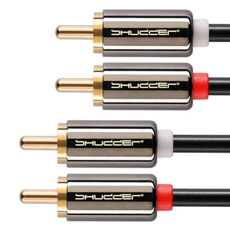 Kabel wtyk 2 RCA - 2RCA 1m Shudder Standard cinch - cinch czincz - czincz