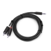 Kabel wtyk jack 3.5mm stereo - 2RCA wtyk 3m Shudder Basic Przewód Jack 3.5mm - 2x Cinch-107691