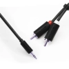 Kabel wtyk jack 3.5mm stereo - 2RCA wtyk 5m Shudder Basic Przewód Jack 3.5mm - 2x Cinch-107698