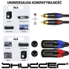 Kabel 2x RCA - 2x XLR 2m Shudder PREMIUM wtyk 2XLR - wtyk 2RCA -107854