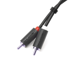 Kabel wtyk jack 3.5mm stereo - 2RCA wtyk 5m Shudder Basic Przewód Jack 3.5mm - 2x Cinch-107695