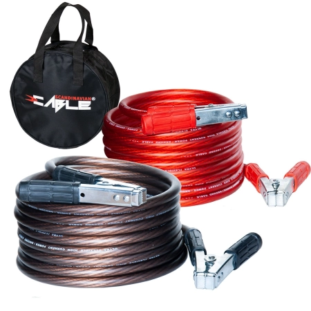 Kable przewody rozruchowe 6m 35mm2 Ultra Flex Max Scandinavian Cable + Pokrowiec rozmiar L
