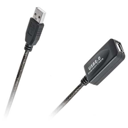 Kabel przedłużacz USB aktywny wtyk-gniazdo 10m