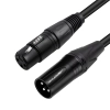 Kabel DMX XLR 3 PIN - 3 PIN do sterowania światłem Shudder PREMIUM 10m