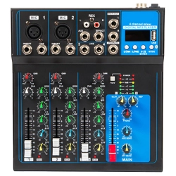 Mikser 4-kanałowy kompaktowy Bluetooth USB MP3-108983