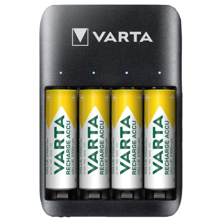 Ładowarka do akumulatorków USB Quattro Charger AA / AAA + 4x 2100mAh AA VARTA-108497