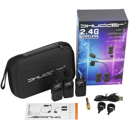 Bezprzewodowe mikrofony do harmonijki na palec Shudder SDG-H1 2.4G-112656