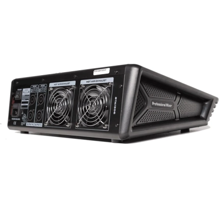 Mikser z wbudowanym wzmacniaczem Brass Tone Audio, bluetooth USB MP3 equalizer 2X300W RMS BTA1306 - Powermikser 6 kanał