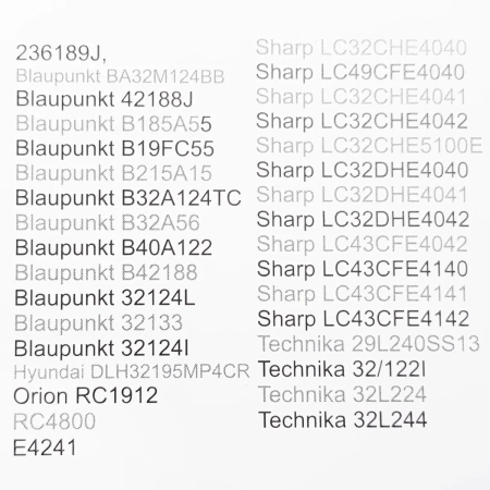 Pilot do Blaupunkt Sharp Orion LCD LED 3D-2830