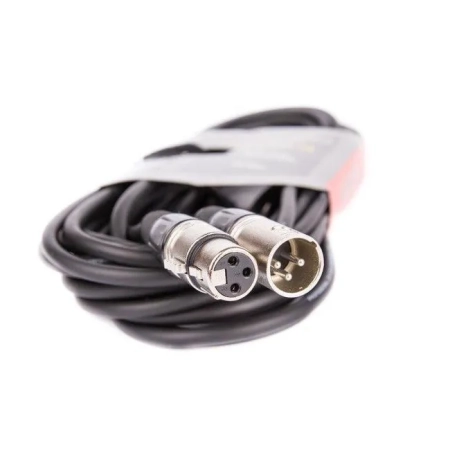 Kabel XLR - XLR czarny 15m