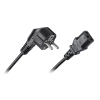 Kabel zasilający uniwersalny 2.0m z uziemieniem