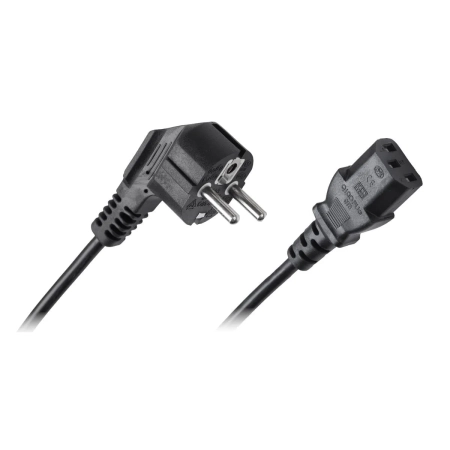 Kabel zasilający uniwersalny 2.0m z uziemieniem