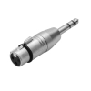 Złącze przejściówka stereo duży Jack 6.3 wtyk - XLR 3p żeńskie