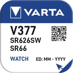 Bateria srebrowa VARTA V377 SR66 SR626 G4 guzikowa 1szt. pastylkowa-4979