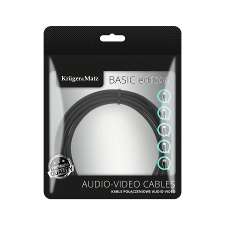 Kabel wtyk 2RCA - 2RCA wtyk 1.8m   2x czincz - 2x czincz -5101