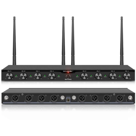 Mikrofony bezprzewodowe 8 kanałowe Shudder SDR1082 8 mikrofonów doręcznych UHF-6831