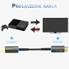 Aktywny kabel AOC HDMI - HDMI 2.1 Światłowodowy 70m 8K 60Hz 4K 120Hz Ultra High Speed PREMIUM-6943