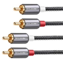 Kabel wtyk 2 RCA - 2RCA 10m Shudder PREMIUM cinch - cinch czincz - czincz -7162
