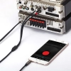 Kabel wtyk jack 3.5mm stereo - 2RCA wtyk 1m Shudder Standard Przewód Jack 3.5mm - 2x Cinch-7397