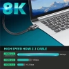 Kabel Przewód HDMI 2.1 WETU Premium 8K 60Hz 4K 120Hz Ultra High Speed 48Gb 2m HQ-8113