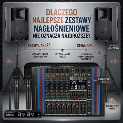 Dlaczego najlepsze zestawy nagłośnieniowe nie oznacza najdroższe?