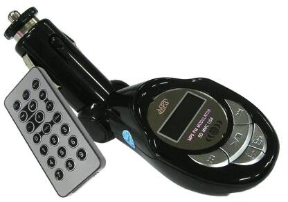 Transmiter FM samochodowy USB SD MP3 classic