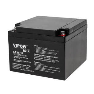 Akumulator żelowy 12V 28Ah do zasilaczy awaryjnych i UPS