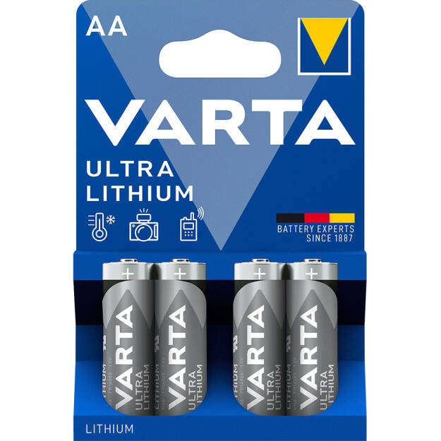 Baterie litowe VARTA Lithium AA 4szt blister
