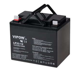 Akumulator żelowy 12V 33Ah do zasilaczy awaryjnych i UPS