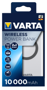 Power Bank 10000mAh wireless Bezprzewodowy Power Bank z ładowarką indukcyjną VARTA 