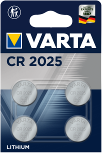 Bateria VARTA Lithium CR2025 4szt. blister