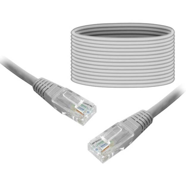 Kabel przyłącze RJ45 PATCHCORD UTP 25m szary 8P8C CAT6E Kabel Ethernet